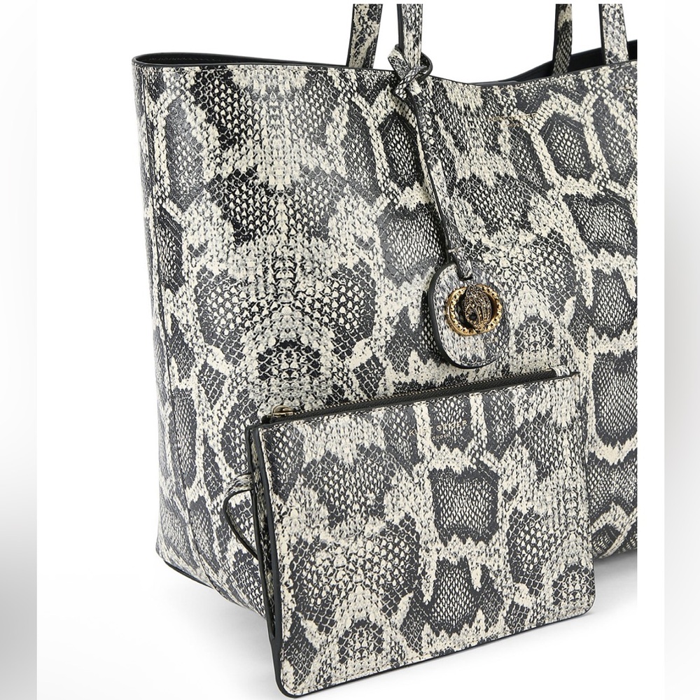NWT Kurt Geiger Chelsea Shopper Tote and Pouch - Picture 4 of 5